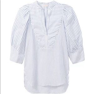 Rebecca Taylor pinstripe tunic